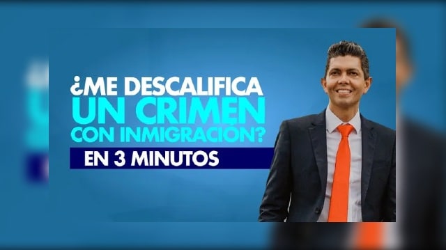 ¿Me descalifica un crímen con inmigración?