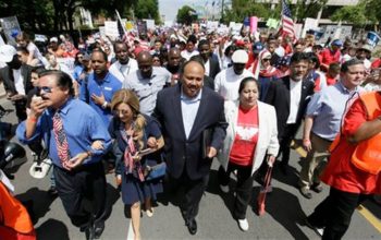 Marcha en Dallas por inmigración