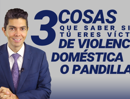 3 cosas que saber si tú eres víctima de violencia doméstica o pandillas