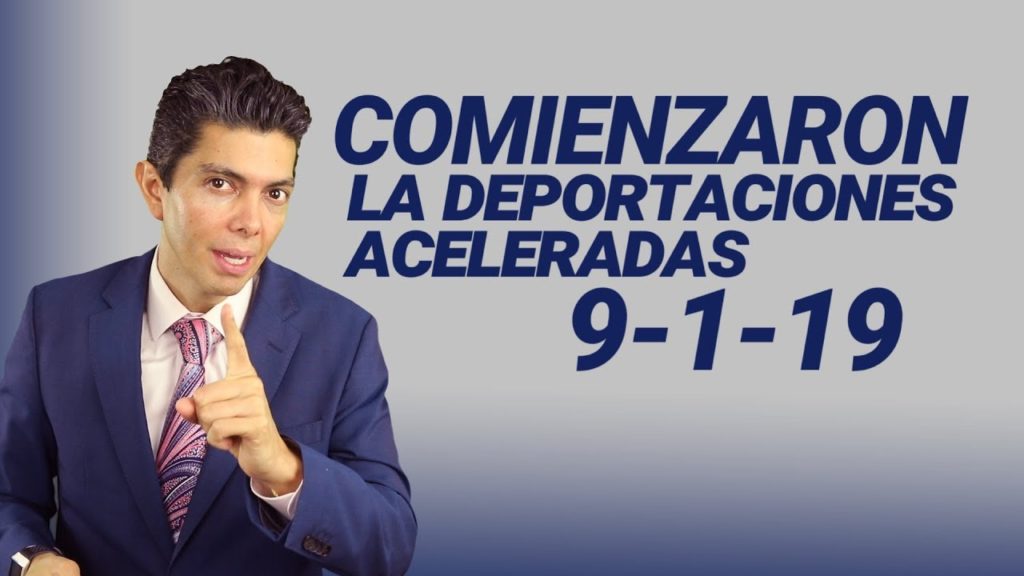 Comenzaron las deportaciones aceleradas 9-1-19