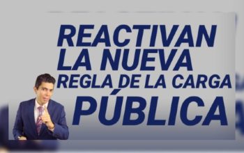 Reactivan la nueva regla de la carga pública