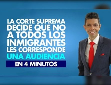 La Corte Suprema decide que no a todos los inmigrantes les corresponde una audiencia