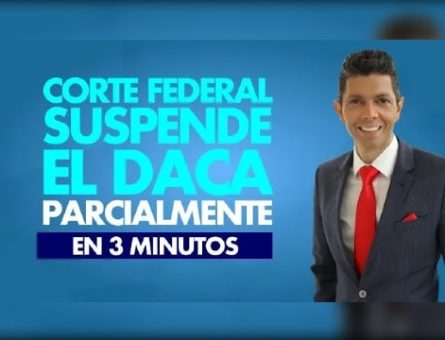 Federal Court partially suspends DACA
