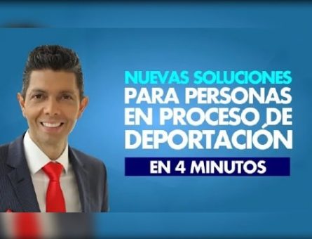 Nuevas soluciones para personas en proceso de deportación