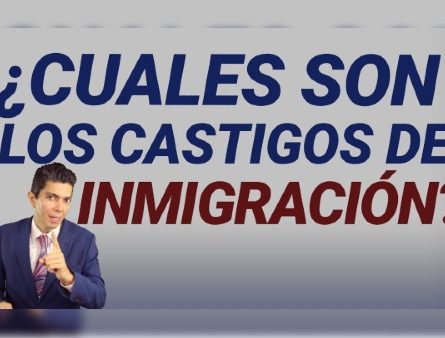 ¿Cuales son los castigos de inmigración?