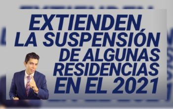 Extienden la suspensión de algunas residencias en el 2021