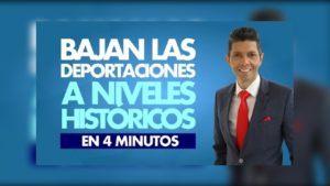 Bajan las deportaciones a niveles históricos
