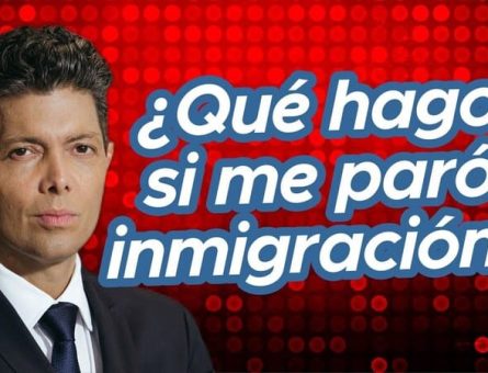 ¿Qué hago si me paró inmigración?