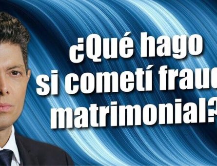 ¿Qué hago si cometí fraude matrimonial?