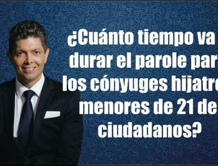 ¿Cuánto tiempo va a durar el parole para los cónyuges hijastros menores de 21 de ciudadanos?