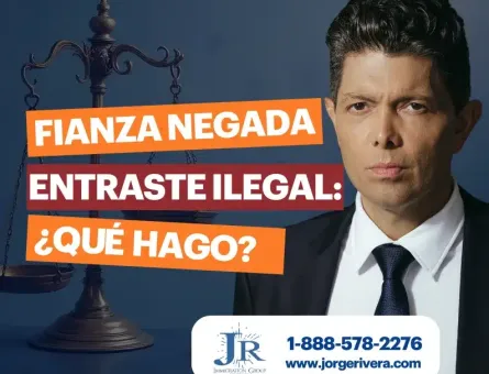 Abogado de inmigración explicando proceso de fianza y Habeas Corpus para personas detenidas